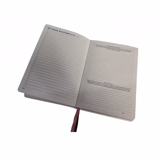 Hot Selling Good Quality A5 School Notebook, Wholesale PU Leather Hardcover Notebook, Fsc Paper Custom Printing Diary Notebook