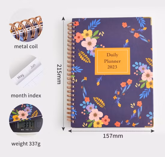 High Quality Professional Custom Offset Digital Printing Spiral Children Notebook