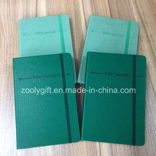 Customize Color PU Leather Cover Agenda Diary Organizer Notebook with Embossed Logo Moleskine Notebook