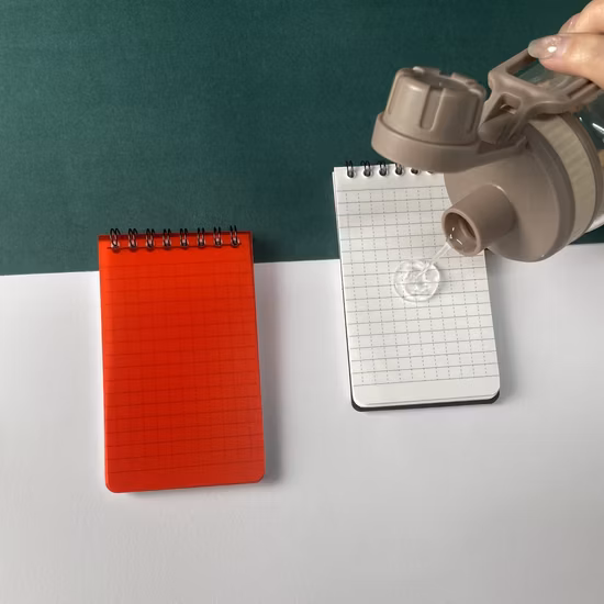 Customizable Waterproof Pocket Size Stone Paper Notepad Spiral Notebook